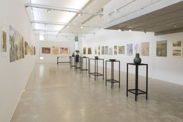 Art gallery interior