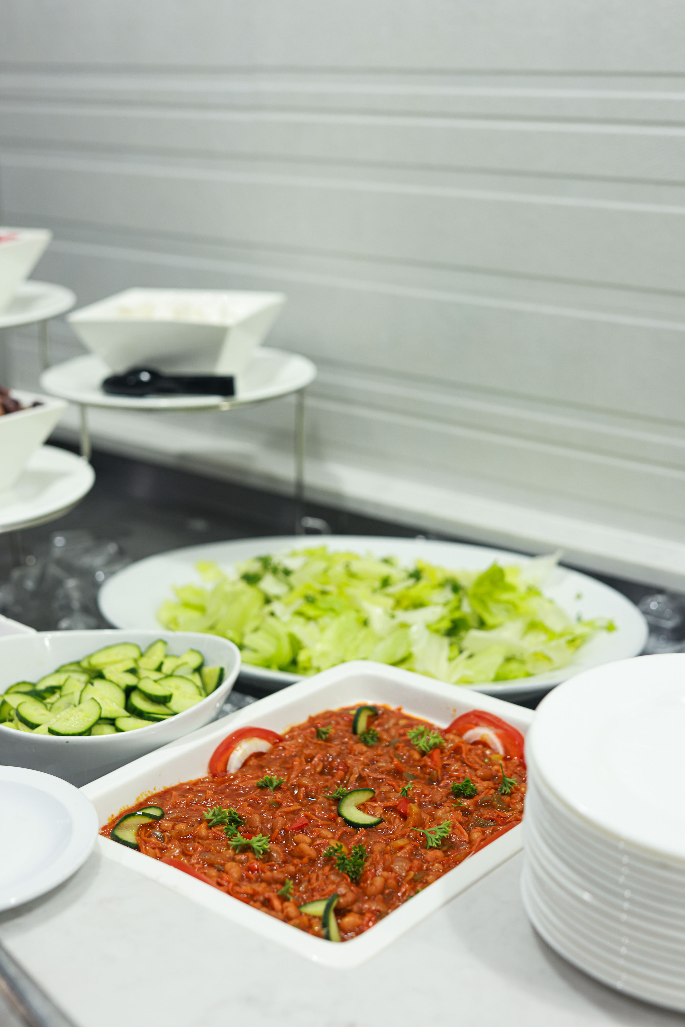 Restaurant food presentation